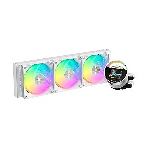 Water Cooler Ocypus Sigma L36 360mm ARGB Com Tela LCD Branco
