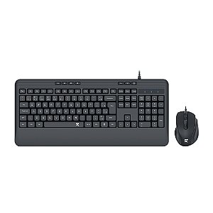 Combo Mouse e Teclado Redragon R Office BS-7642 USB Preto