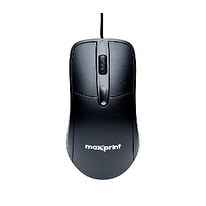 Mouse Com Fio USB Maxprint OfficeEasy 60000154 Preto