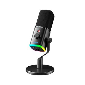 Microfone Gamer Maono PD100X RGB USB/XLR Preto
