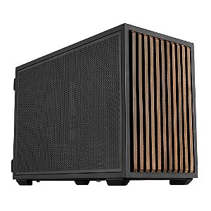 Gabinete Gamer Lian Li X Dan Case B4 Wood Com Fans Preto