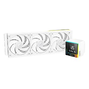 Water Cooler Gamer Sudokoo Energlo 360mm Display Digital Branco