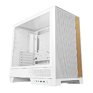 Gabinete Gamer DeepCool CL600 Mid Tower 2 Fans ARGB Branco
