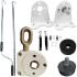 Kit Toldo Redutor Mancal Manivela Mosquetao Retratil  1.10