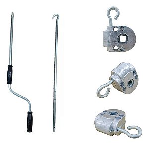 KIT 5 MANIVELAS + 5 REDUTORES