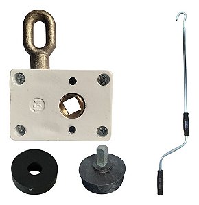 Kit Toldo Redutor G 1.16 Buchas Manivela Cortina Até 12m
