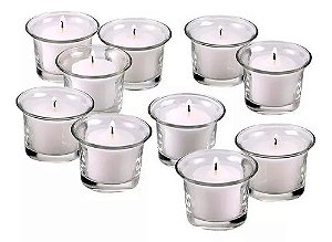 250 Porta Velas Castiçal Vidro Lamparina Decorativas Festas