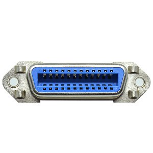 Conector Centronics 24 Pinos Fêmea Solda Fio S/ Capa