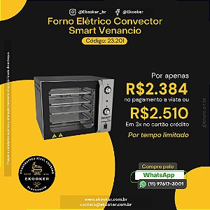 Forno Elétrico Converctor Smart Venâncio
