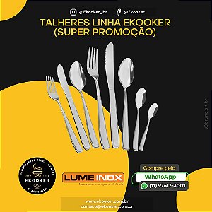 Colher Mesa EKOOKER (12 unidades) LumeInox