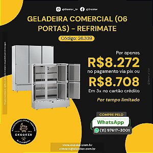 Geladeira Comercial 6 portas - Refrimate