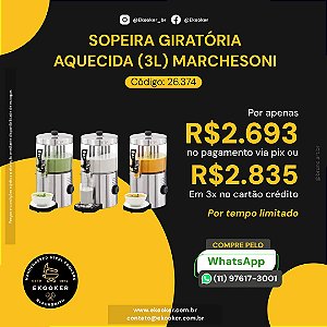 SOPEIRA GIRATÓRIA AQUECIDA (3L) MARCHESONI