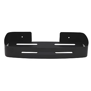 Suporte shampoo retangular parede banheiro Aço inox Preto