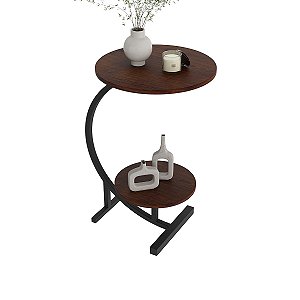 MESA DE CANTO REDONDA SALA CENTRO LUXO 40 Cm