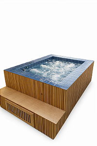 Banheira Hidromassagem Dois Lugares Piscina Ofurô Aquecedor