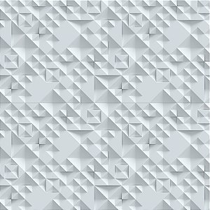 Papel de Parede - Geométrico com efeito 3D formando vários triângulos