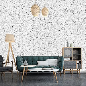 Papel de Parede Adesivo - Pedra de Granito Cinza