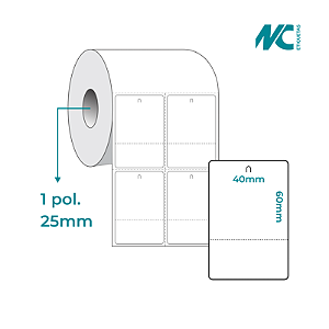 DUPLO USO 40x60x2 CARR 1 PIC TUBETE 1 POLEGADA Lisa - cod.387