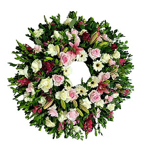 Coroa de Flores Abraço de Flores