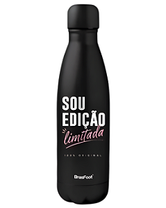 GARRAFA TÉRMICA METAL NEO 500ML - SOU EDIÇÃO LIMITADA