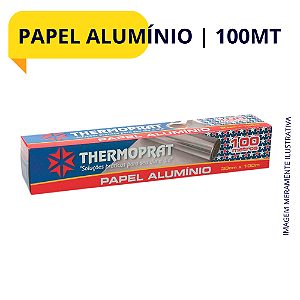 PAPEL ALUMINIO 100 METROS | THERMOPRAT