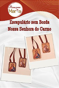Escapulário Nossa Senhora do Carmo - Sem Borda