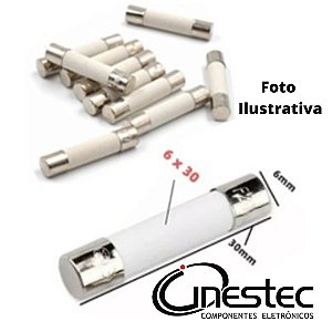 15A FUSIVEL CERAMICO / RETARDO (6x30mm)