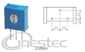 1K TRIMPOT V 10MM 1 VOLTA  3386H