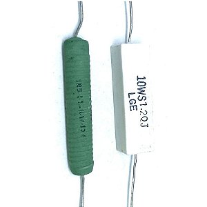 4R7 RESISTOR FIO 10W  PORCELANA