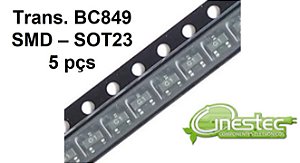 BC849   SMD  SOT23 CADA 5 PECAS