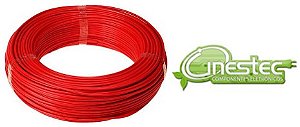 CABINHO EXTRA FLEXIVEL COM CAPA SILICONADA  0,64mm 200 graus 3KV VERMELHO