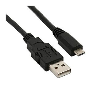 CABO USB A MACHO x MICRO USB MACHO 2.0 (V8) PRETO 1m