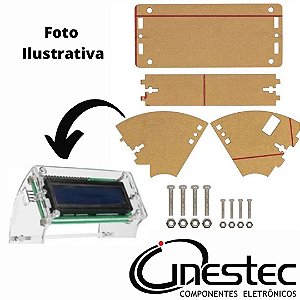 CASE DE ACRILICO PARA DISPLAY LCD 16X2