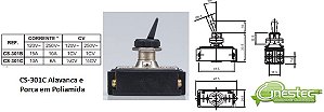 CHAVE ALAVANCA POLIAMIDA BIPOLAR 15A 120V AFB2FS SS