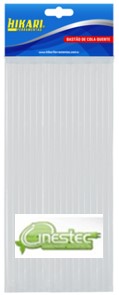 COLA BASTAO TRANSPARENTE FINA PARA PISTOLA 7,5 mmX30 cm - 0,5KG