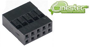 CONECTOR ALOJAMENTO DUPLO MODU 5X5 VIAS