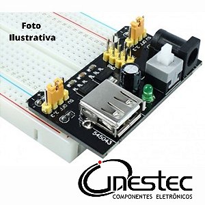 FONTE PARA PROTOBOARD 3,3V / 5V PARA ARDUINO