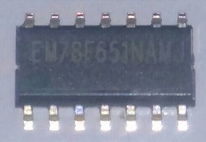 MICROCONTROLADOR EM78F651NAM - SMD  SOIC14