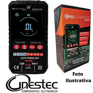 MULTIMETRO DIGITAL SMART - TS3PLCX - DISPLAY COLORIDO
