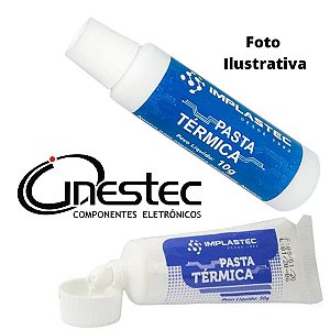 PASTA TERMICA 10g BISNAGA - IMPLASTEC