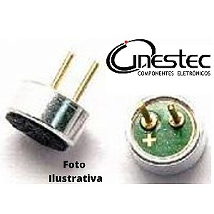 MICROFONE ELETRETO (6 x 3mm) 52DB