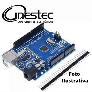 PLACA ARDUINO UNO REV3 R3 SMD COM ATMEGA328P AU