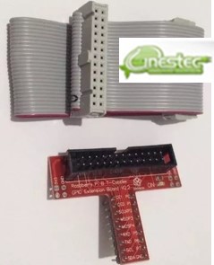 PLACA EXTENSAO GPIO V2.2 DE 26 VIAS PARA RASPBERRY PI B  FLAT CAB