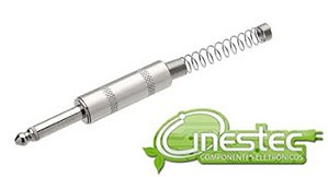 PLUG P10M COM MOLA ESPIRAL NIQUEL