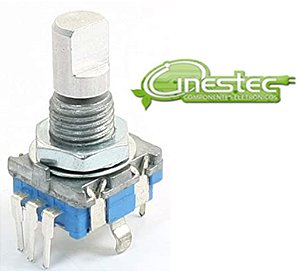 POTENCIOMETRO SEM FIM ENCODER - COM CHAVE - 5 TERMINAIS