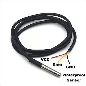 SENSOR DE TEMPERATURA DS18B20 A PROVA DAGUA