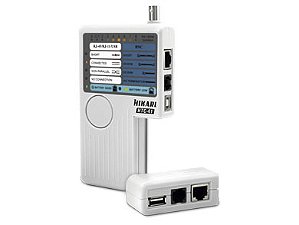 TESTADOR DE CABO LAN RJ45 / RJ11 / BNC / USB   HTC-41