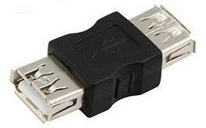 ADAPTADOR EMENDA USB A FEMEA  A FEMEA