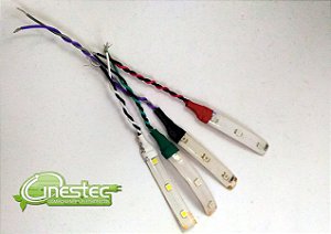 STRIP LED - MODULO / BARRA DE 3 LEDS FLEXIVEL 3528 - 12V VARIAS