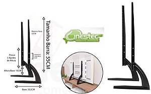 SUPORTE BASE MESA UNIVERSAL PARA TV, DE 36 A 75